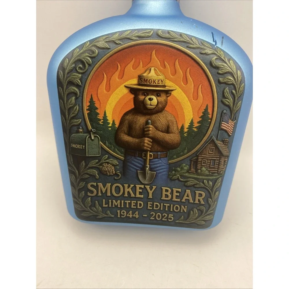 Super Rare Smokey the Bear Bottle Limited Edition See Pics